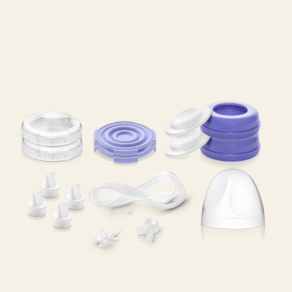 Lansinoh 53420 alkatrész csomag 2 az 1-ben elektromos mellszívóhoz