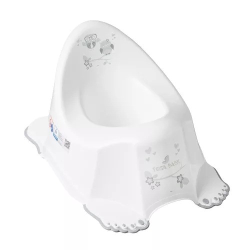 Tega baby csúszásgátlós bili bagoly fehér