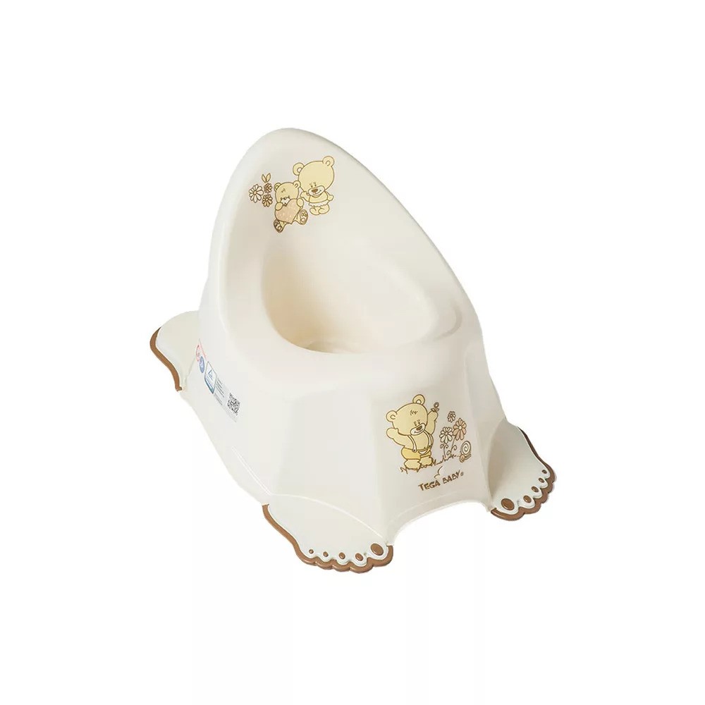 Tega baby csúszásgátlós bili macis bézs