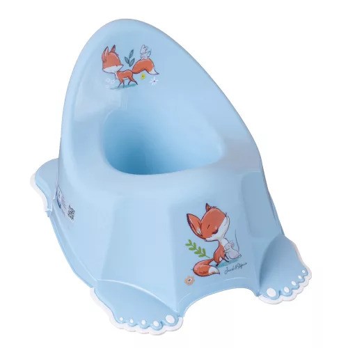 Tega baby csúszásgátlós bili róka kék